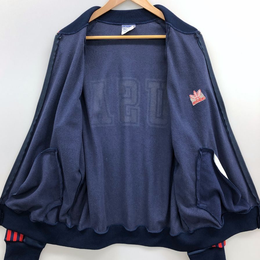 美品◇アディダス トラックジャケット USA製 バックプリント