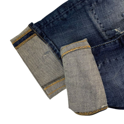 ディースクエアード デニムパンツ Big Dean's brother jean エイジング加工 コットン ポリウレタン サイズ40 レディース ブルー DSQUARED2 【AFB20】