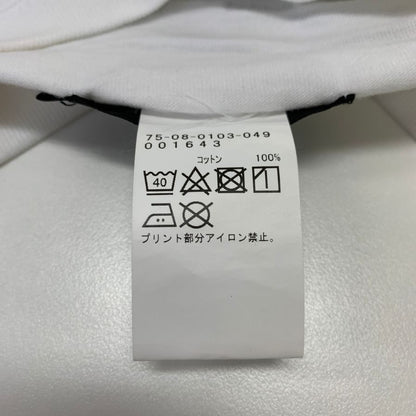 極美品◆ビームスティー Tシャツ 別注オッドタクシー スカートとPUNPEE ホワイト メンズ サイズL BEAMST ODDTAXI 【AFB1】