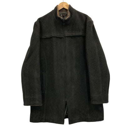 美品◆ミシェルクラン スタンドカラー ウールジャケット グレー サイズ48 MICHEL KLEIN MK 【AFA7】