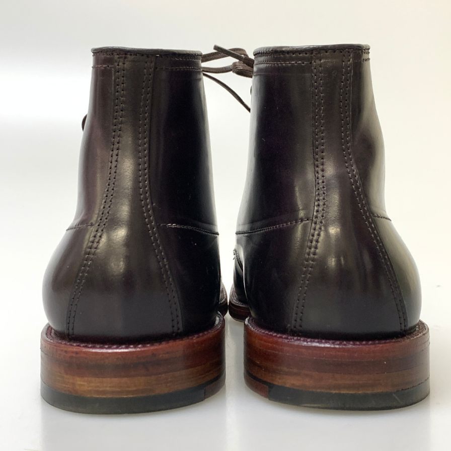 オールデン D9917H ブローグ別注 ハイランドタンカーブーツ コードバン ダークバーガンディ サイズ10D ALDEN BROGUE ブーツ 約28.0cm【LA】【中古】