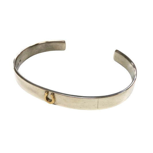 シンパシーオブソウル K18ホースシュー付き平打ちバングル Fサイズ  SYMPATHY OF SOUL【AFI5】