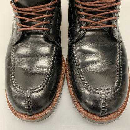 オールデン タンカーブーツ 45450 MUSEUM ARK別注 カーフ ブラック サイズ8 Alden ブーツ 約26.0cm【LA】【中古】