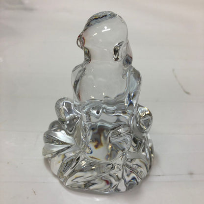 バカラ クリスタルオブジェ 干支 猿 Baccarat【AFB55】【中古】
