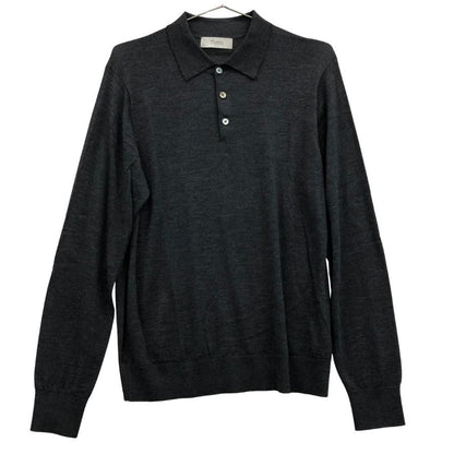 美品◆トゥット ポロシャツ ウール サイズ52 グレー系 Tutto 【AFB29】