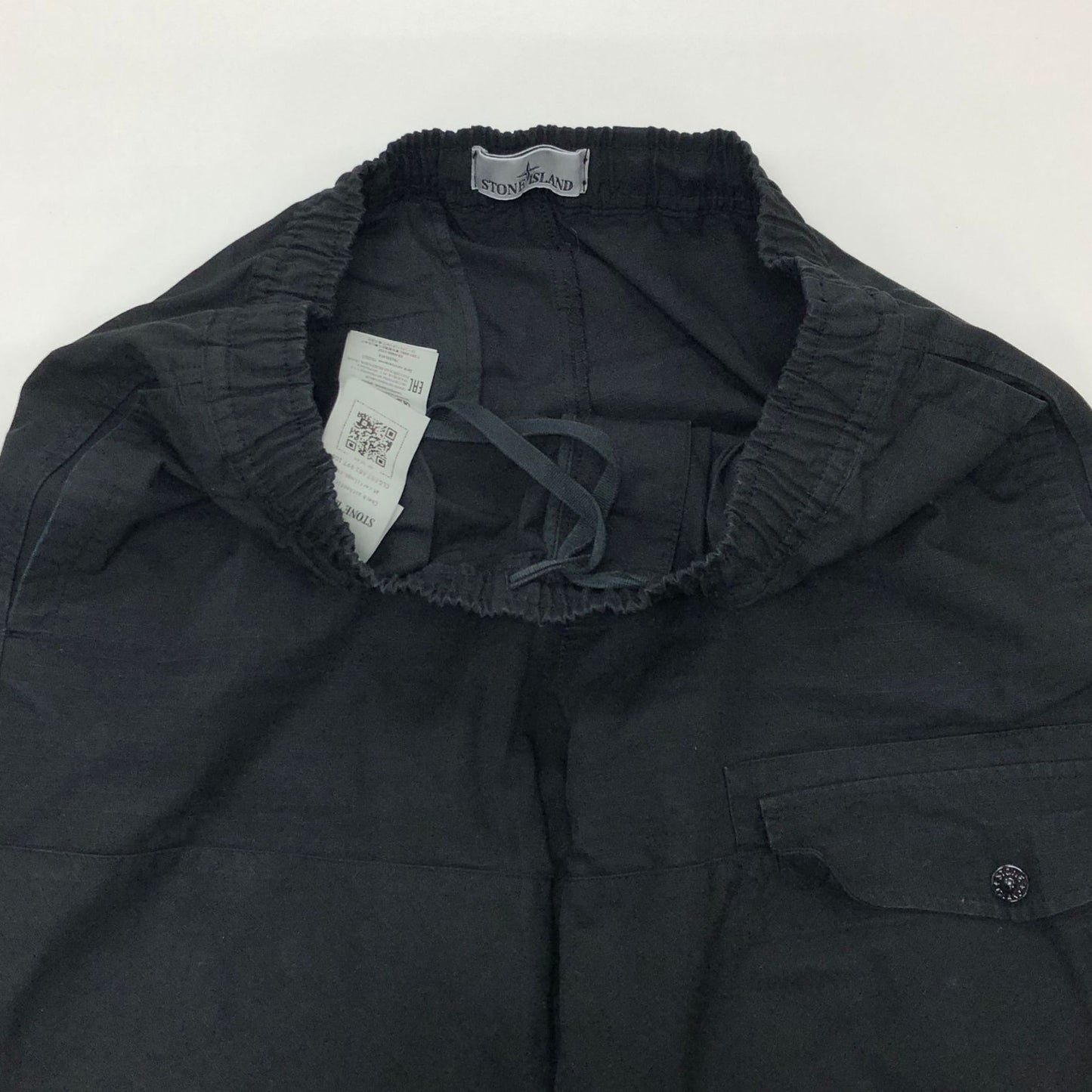 ストーンアイランド リップストップカーゴパンツ ブラック メンズ サイズ30 Stone Island 【AFB34】