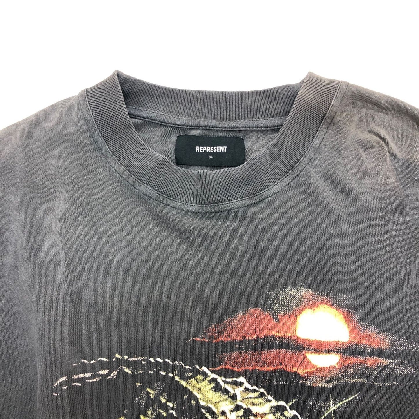 美品◆リプレゼント Tシャツ ダイナソー メンズ サイズXL ブラック REPRESENT 【AFB24】