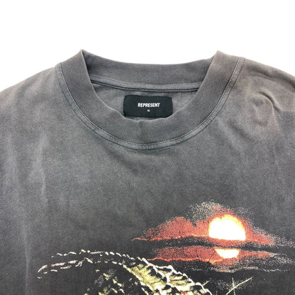 美品◆リプレゼント Tシャツ ダイナソー メンズ サイズXL ブラック REPRESENT 【AFB24】