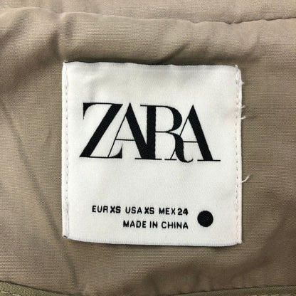 美品◆ザラ トレンチコート べージュ レディース サイズXS ZARA 【AFB46】