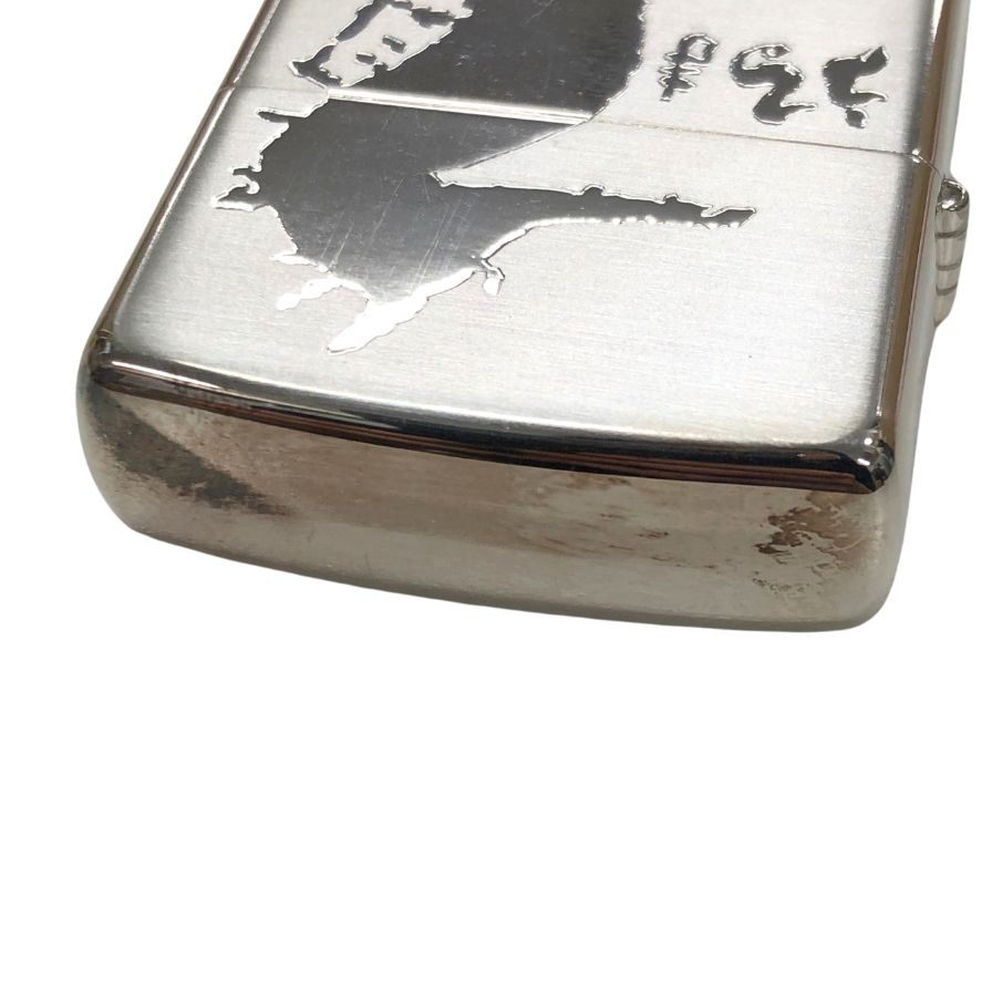 ジッポー ライター うるま タツノオトシゴ 木箱 シルバー ZIPPO