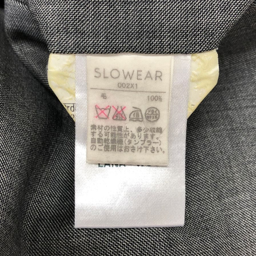 インコテックス パンツ スラックス ウール100% SUPER100'S SLIM FIT メンズ グレー サイズ44 Incotex 【AFB42】