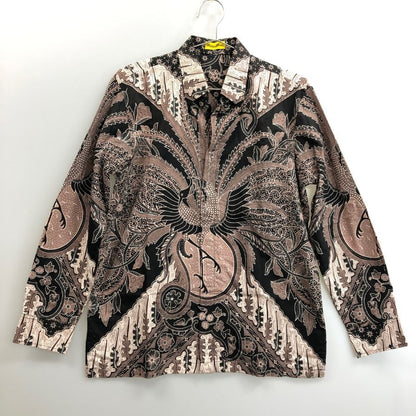 美品◆バティックシャツ 総柄 半袖1点 長袖3点 4点セット サイズ表記なし 【AFB32】