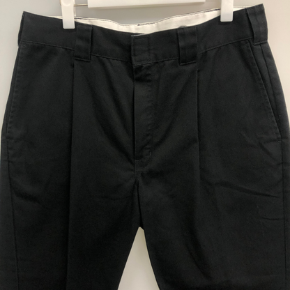 クーティー×ディッキーズ チノパン 1タックトラウザー コットン メンズ ブラック サイズL COOTIE × DICKIES 【AFB12】