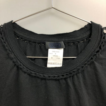 極美品◆シャーデー CS18 Tシャツ ブラック サイズ2 メンズ SADE 【AFB2】