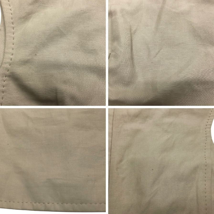 中古◆ディースクエアード ノースリーブ ワンピース コットン＆リネン レディース サイズ42 カーキ DSQUARED2 【AFB22】