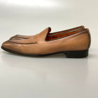 サントーニ レザーシューズ ローファー 16745 カーフ ブラウン サイズUK5 メンズ SANTONI 約24.0cm【AFC48】
