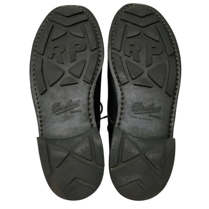 パラブーツ レザーシューズ シャンボード Uチップ カーフ ブラック メンズ サイズUK6.5F Paraboot CHAMBORD 約26.5cm【AFC43】