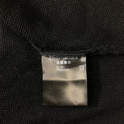 美品◆フォクシー ブティック カーディガン ショート クロップド ニット ボレロ 長袖 23533 ブラック レディース サイズ40 FOXEY BOUTIQUE 【AFB9】