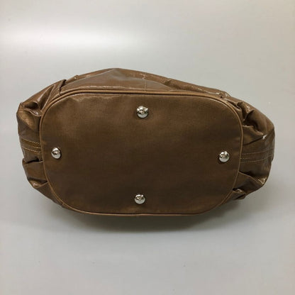 トッズ Gライン 2way ショルダーバッグ トートバッグ　ブラウン TODS【AFE8】