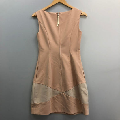 美品◆フォクシ―ニューヨーク  ノースリーブワンピース 31952 ピンク レディース サイズ38 FOXEY NEWYORK 【AFB10】