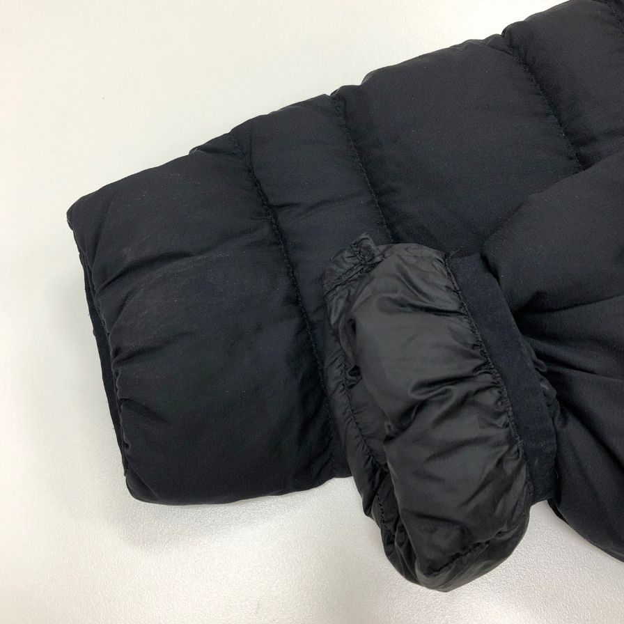美品◆ノースフェイス ダウンジャケット NY82213 サンダー ラウンドネック ブラック サイズXL メンズ THE NORTH FACE 【AFA24】