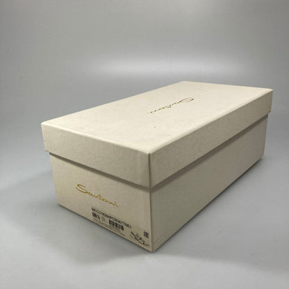サントーニ レザーシューズ 16264 シングルモンク ブラック サイズUK6.5  Santoni 約25.5cm【AFC16】