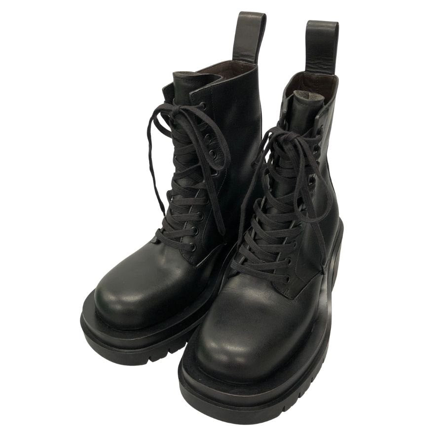 ボッテガヴェネタ ブーツ LUG ANKLE ブラック サイズ35 レディース BOTTEGA VENETA 約21.5cm【AFD4】