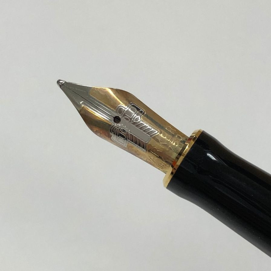 パーカー デュオフォールド 万年筆 キャップ式 18K 750 オレンジ ゴールド ブラック PARKER DUOFOLD【AFI29】