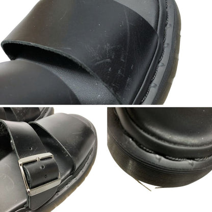 ドクターマーチン レザーサンダル グリフォン ブラック UK6 メンズ Dr.Martens GRYPHON 約24.5cm【AFC47】