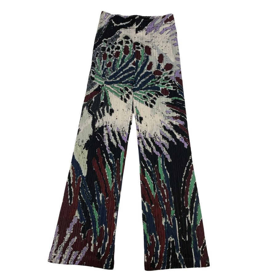 プリーツプリーズ パンツ PP33JF703 ポリエステル  レディース 総柄 サイズ3 PLEATS PLEASE 【AFB10】