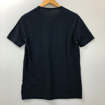 中古◆ザノーネ アイスコットン Vネック Tシャツ メンズ サイズ 44 ネイビー ZANONE 【AFB38】