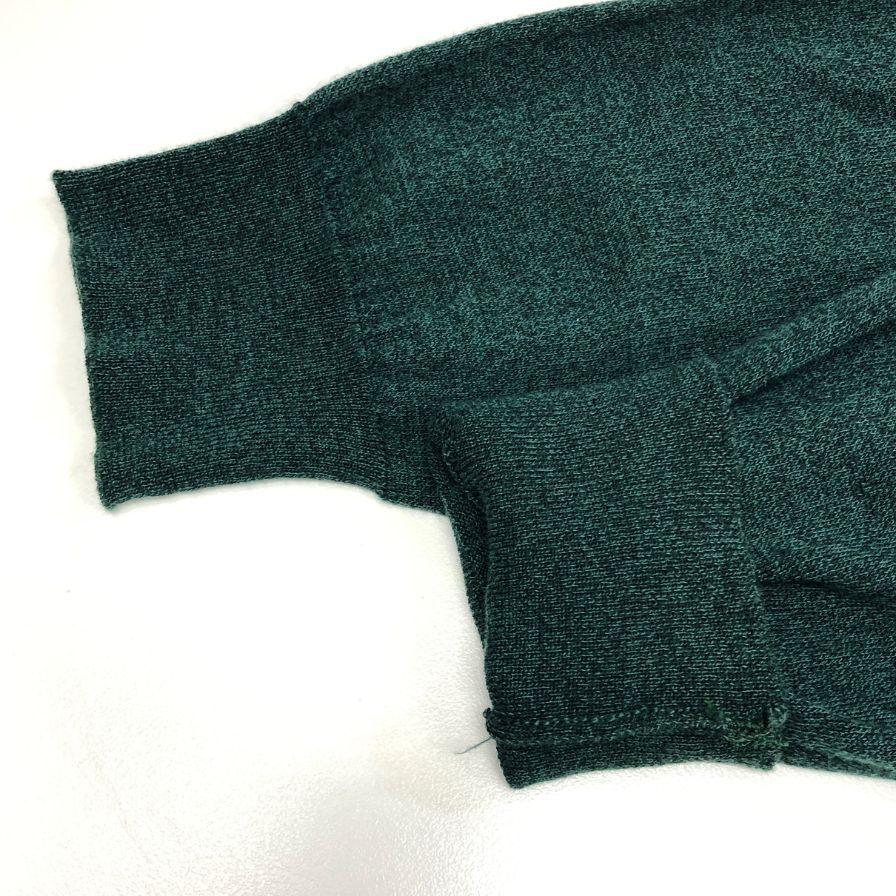 美品◆ジョンスメドレー  カーディガン ウール ニット ハイゲージ グリーン メンズ サイズL JOHN SMEDLEY 【AFB3】