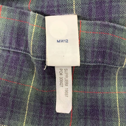 美品◆ラルフローレン 90S チェックシャツ パープル系 メンズ サイズ2XL RALPH LAUREN 【AFB10】