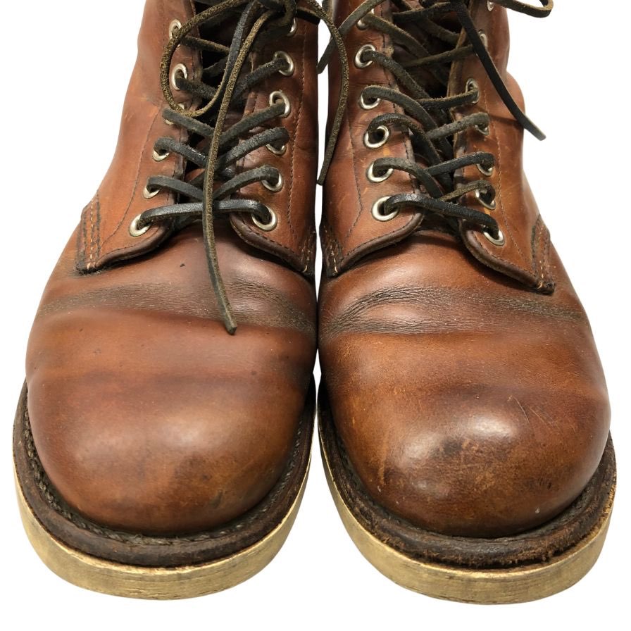 RED WING 9111 ブラウンワークブーツ US9 レッドウィング 9111 REDWING クラシックラウンド ラフ