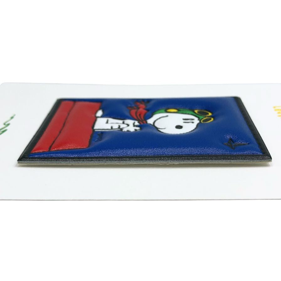 グローブトロッター ピーナッツ レザーステッカー フライングエース ユニセックス globe-trotter【AFI5】【中古】