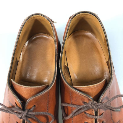 クロケット＆ジョーンズ レースアップシューズ スプリットトゥ  Uチップ ブラウン サイズ8.5E CROCKETT&JONES ビジネスシューズ 約28.0cm【LA】【中古】