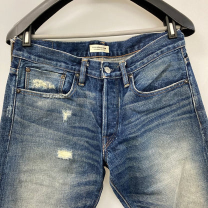 ロン ハーマン デニム パンツ ダメージ加工 USA製 セルビッジ 青耳 メンズ サイズ31 インディゴ Ron Herman Denim 【AFB12】
