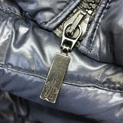 中古◆モンクレール ダウンポンチョ シャラン ネイビー レディース サイズ0 MONCLER CHALAIN 【AFA8】