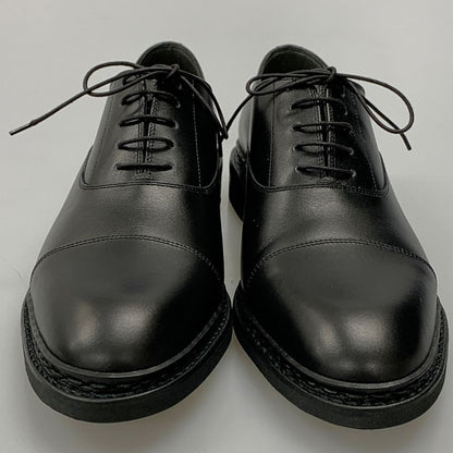 パラブーツ ジョセフ別注 ストレートチップ グレインレザーリスレザーコンビ ブラック サイズUK7 PARABOOT JOSEPH ビジネスシューズ 約25.5cm【LA】【中古】