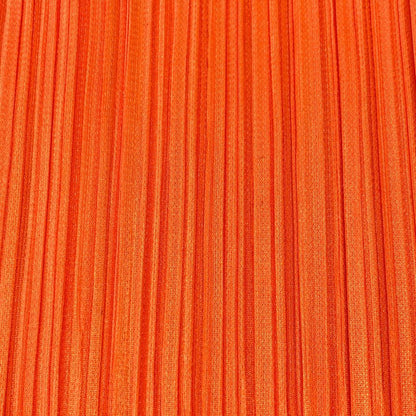 極美品◆プリーツプリーズ イッセイミヤケ ハイネック カットソー PP21-JK111  レディースサイズ 3 オレンジ PLEATS PLEASE ISSEY MIYAKE MADE IN JAPA 【AFB14】