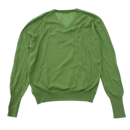 Like new◆BALLANTYNE Knit Cashmere Men's Size 60 Green BALLANTYNE [AFB27] 