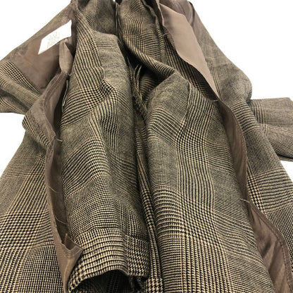 中古◆ジョルジオアルマーニ ジャケット グレンチェック グレー系 サイズ50 Giorgio Armani 【AFA15】