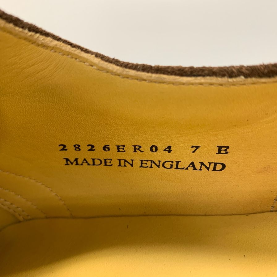 ロイドフットウェア レザーシューズ 2826ER04 ウイングチップ スエード メンズ サイズ7 ブラウン系 Lloyd Footwear 約25.5cm【AFD12】