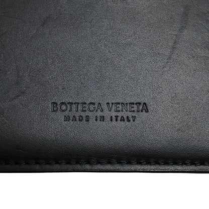 ボッテガヴェネタ カードケース イントレチャート 605720 VCPQ3 編み込み レザー 名刺入れ ブラック BOTTEGA VENETA【AFI18】