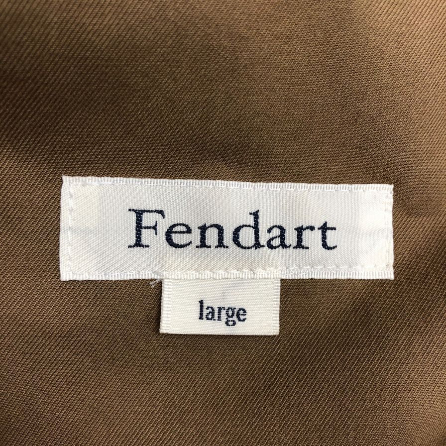 中古◆フェンダール シングルブレスト ジャケット メンズ サイズL ブラウン FENDART 【AFB20】