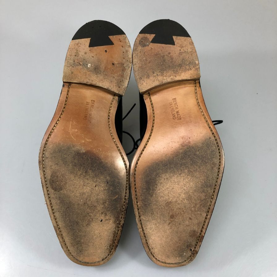 ポールスミス レザーシューズ Uチップ レースアップブーツ イングランド製 メンズ サイズ UK6.5 ブラック PaulSmith 約25.5cm【AFC53】