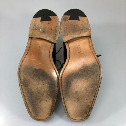 ポールスミス レザーシューズ Uチップ レースアップブーツ イングランド製 メンズ サイズ UK6.5 ブラック PaulSmith 約25.5cm【AFC53】