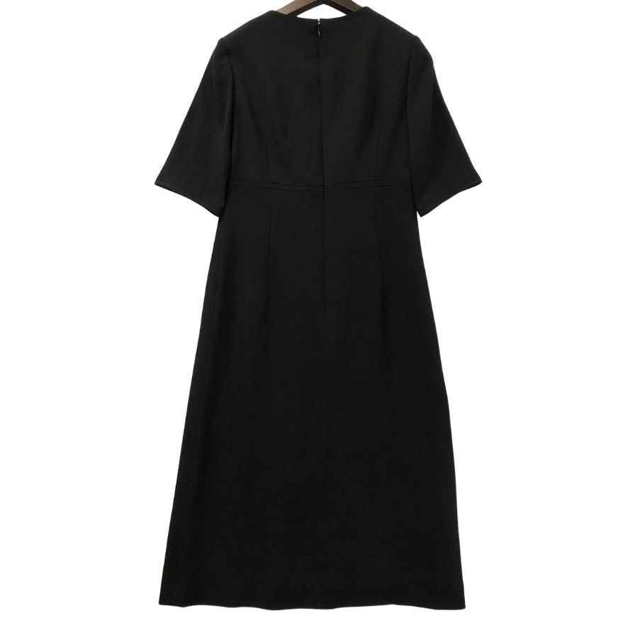 美品◆クロエ フォーマル ワンピース 半袖 ブラック レディース サイズ9AR Chloe FORMAL 【AFB3】