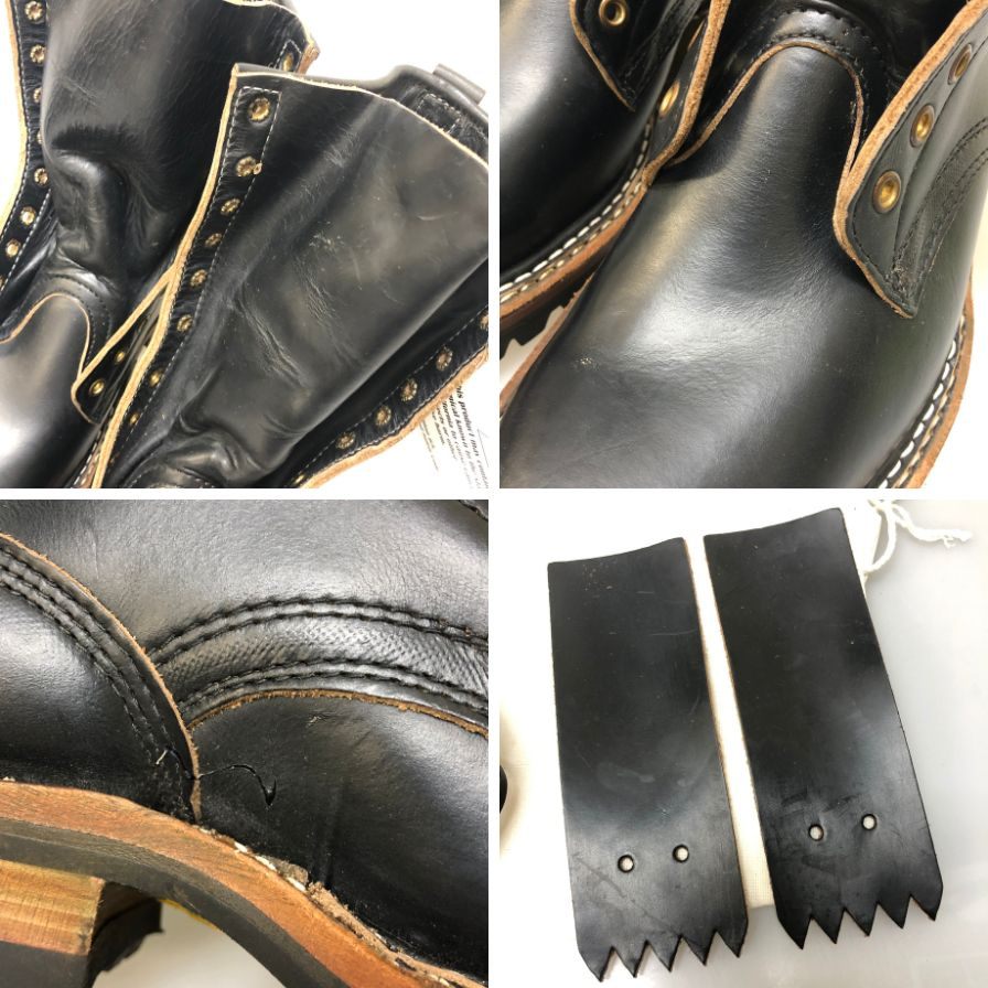 ホワイツブーツ メンズ サイズ 8 ブラック White's Boots 約26.0cm【AFD4】