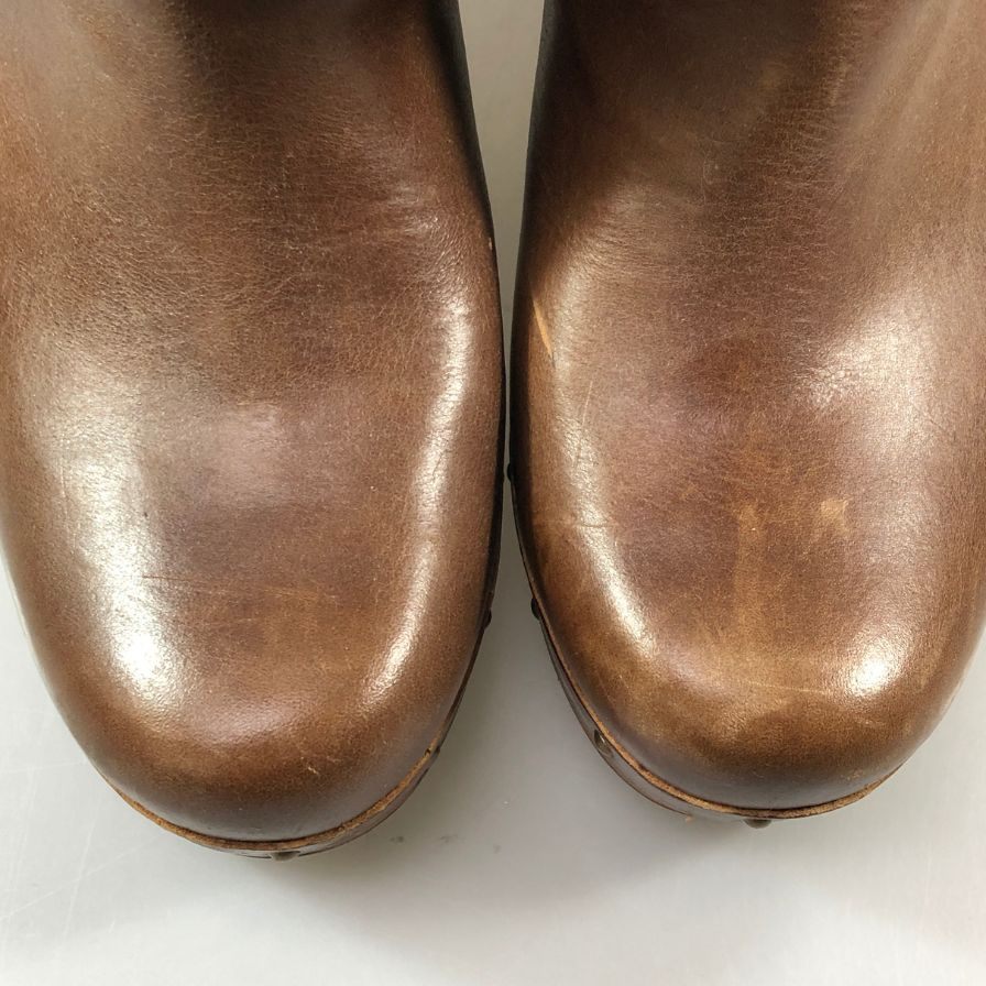 アグ ムートンブーツ ベイリーボタン ミニ ブラウン系 レディース サイズ25 1003889 UGG 約25.0cm【AFC29】
